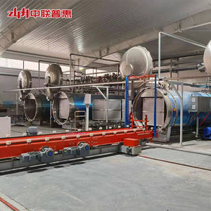 آلة معوجة جديدة أوتوماتيكية عالية الإنتاجية من SIEMENS يتم التحكم فيها بالماء الساخن بخط تعقيم للرش والعلبة - Product Image 3