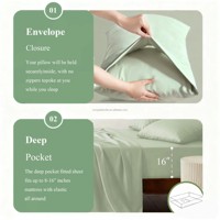Draps et housse de couette en fibre de bambou 100% certifiée OEKO, 300TC, tissés, taille Queen et King, ultra doux et frais, pour la maison et l'hôtel