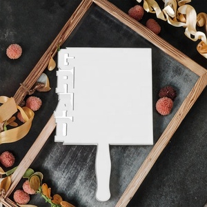 Plaque en bois vierge en forme d'éventail avec sublimation, cadre <span class=keywords><strong>photo</strong></span> personnalisable <span class=keywords><strong>pour</strong></span> le bricolage - Product Image 5