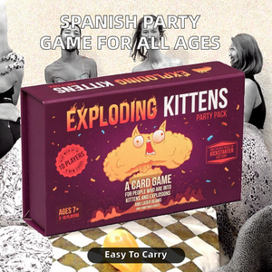 YY Exploding Kittens Pack Fiesta juego de cartas familiar 2-10 jugadores divertido y estratégico - Product Image 2
