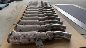 Tuyau de descente d'échappement de haute qualité pour <span class=keywords><strong>Bmw</strong></span> <span class=keywords><strong>140i</strong></span> 240i 340i 440i 540i 640i 740i 840i X5 X6 X7 Z4 B58 3.0t avec tuyau de descente de bouclier thermique - Product Image 5