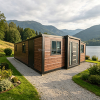 Maison Modulaire Préfabriquée de Haute Qualité 20ft 40ft, Maison Conteneur Pliable Extensible de Luxe Portable 2 3 Chambres