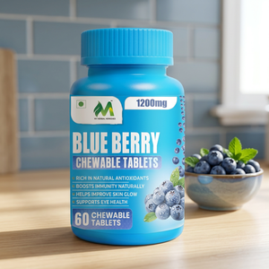Comprimés à croquer aux extraits de plantes de myrtille naturelle, complément alimentaire à base de plantes pour soutenir les antioxydants, la santé oculaire et stimuler l'immunité - Product Image 2