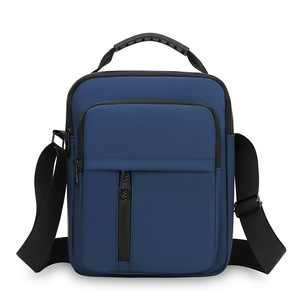 Men's Crossbody <b>Bag</b> <b>Small</b> Durable Shoulder <b>Bag</b> For Daily Commuting Gray <b>Black</b> Dark Blue Solid Color - Product Image 5