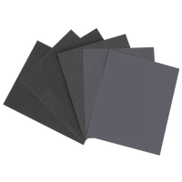 KAFUWELL 10PCS Papier abrasif en carbure de silicium 60-10000 grains pour ponçage et polissage