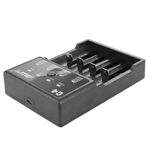 Nieuwe Aankomst Automatische Awt C4 4 Slot 18650 Batterij Oplader Voor Lithium Nimh Nicd Aa Aaa Oplaadbare Batterij