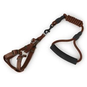 Conjunto de Arnés para Perro al por Mayor, Arnés y Correa para Mascotas, Color Liso, Mango de Espuma, Arnés y Correa de Poliéster para Mascotas - Product Image 6