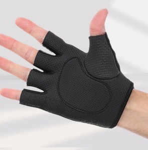 Women's Custom Workout <b>Gloves</b> Fingerless Polyester Gym Weight Lifting <b>Gloves</b> - Product Image 6
