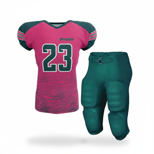 Service OEM Uniforme de football américain Nouveau design Plus Size Eco Friendly Léger 100% Polyester Prix bas - Product Image 1