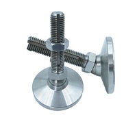 Pied de table réglable en hauteur électrique en acier inoxydable robuste 1/2 5/8 3/4 M16-M24 pour meubles