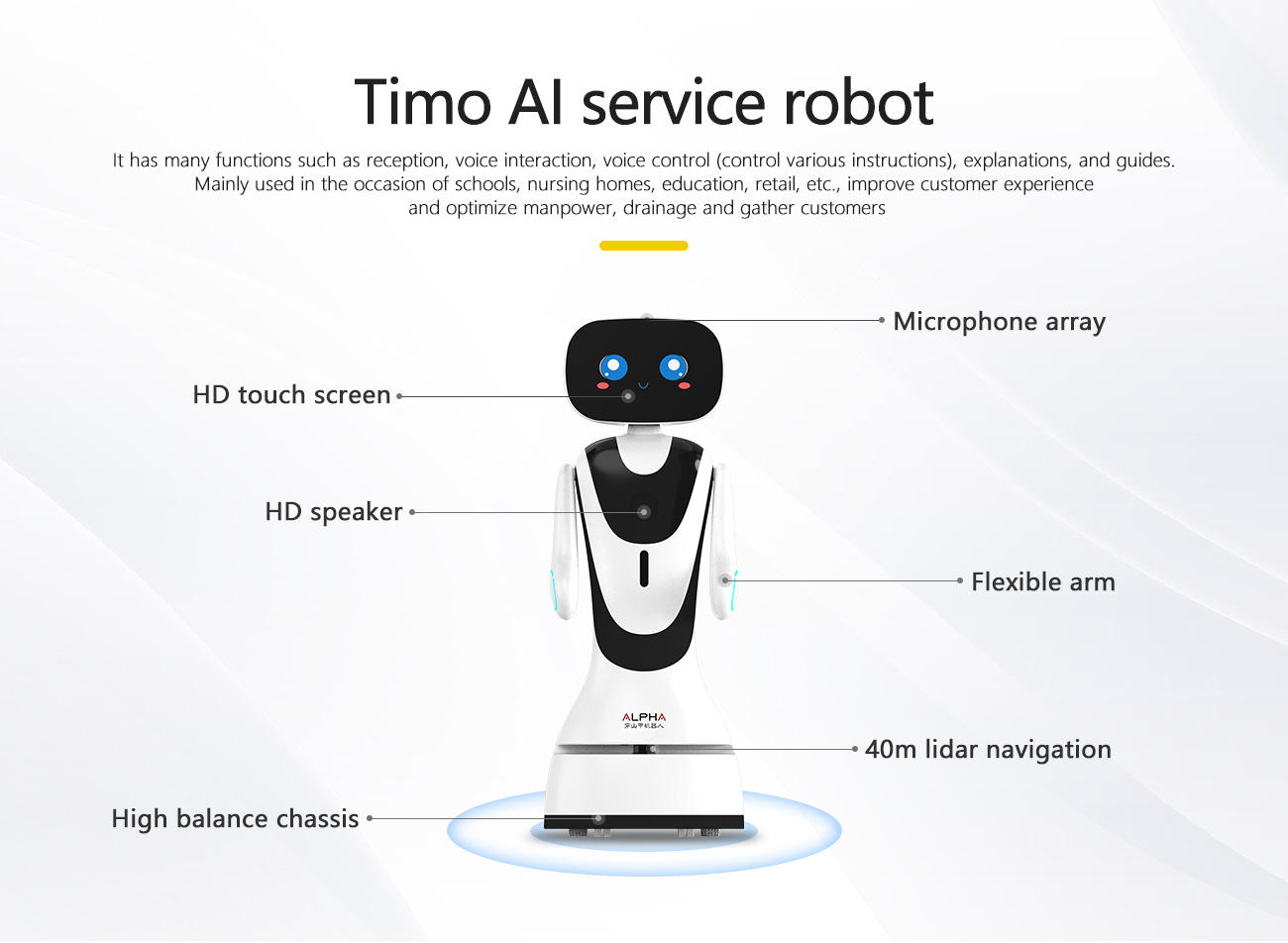 Customer Service Service Robot Companies China HOTEL SERVICE ROBOT