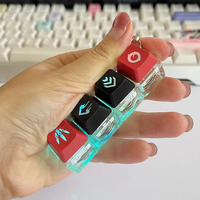 Custom Keycap Key Chain Pbt Abs Keychain With Custom Logo Design Diy Keyboard Fidget Keychain Acrylic Keycap Customize