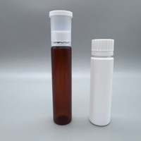 Flacon distributeur Doublecup avec bouchon anti-vol pour solution nutritive, enzymes, collagène et peptides, 10ml, 15ml, 20ml, 25ml, 30ml, 50ml