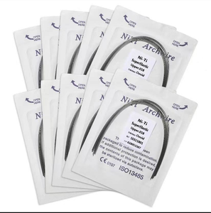Usine d'instruments dentaires, fils d'arc orthodontiques naturels ovoïdes carrés ronds en NiTi super élastiques, performance stable - Product Image 1