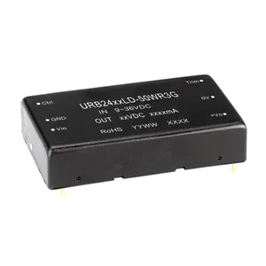 Single Output URB2412 50W wide voltage input DIP URB2412LD-50WR3 for module