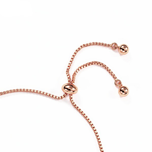 Collier en cristal de fleur, or rose, bijoux pour femmes, cadeau de remise de diplôme - Product Image 4