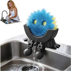 <span class=keywords><strong>Support</strong></span> d'éponge de lavabo imprimé en 3D, <span class=keywords><strong>support</strong></span> d'éponge de lavabo avec drainage, <span class=keywords><strong>support</strong></span> de rangement amusant avec éponge souriante mignonne - Product Image 1