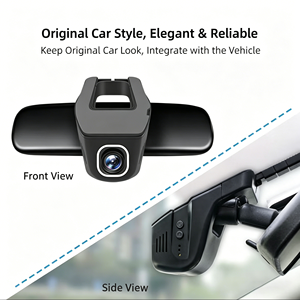 Caméra embarquée Glint OEM ODM 3 objectifs, boîte noire HD 720P, caméra de tableau de bord avant, intérieure et arrière, 3 canaux, DVR de véhicule avec caméscope de voiture - Product Image 3