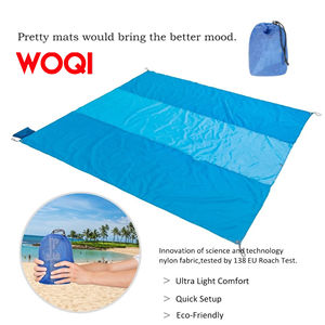 Couverture de plage/pique-nique compacte sans sable WOQI, tapis de camping - Product Image 3