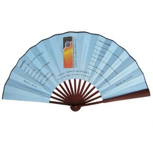 Abanico Plegable Personalizado Tallado a Mano para Fiestas y Festivales, Accesorio de Madera y Plástico - Product Image 2