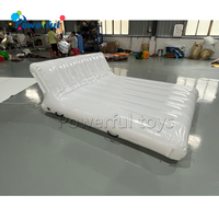 Nouvelle plate-forme gonflable de loisirs aquatiques avec tente île flottante bateau à moteur gonflable quai gonflable quai flottant canapé