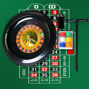 Juego de <span class=keywords><strong>bingo</strong></span> de juego de alta calidad, juego de ruleta de 10 pulgadas, Ruleta de <span class=keywords><strong>Casino</strong></span>, Material MDF con mantel de chips - Product Image 4