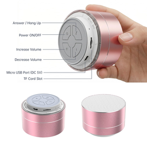 Promotion Gift <b>Speaker</b> with Mic <b>Mini</b> 3W Round Led Wireless <b>Speaker</b> - Product Image 2