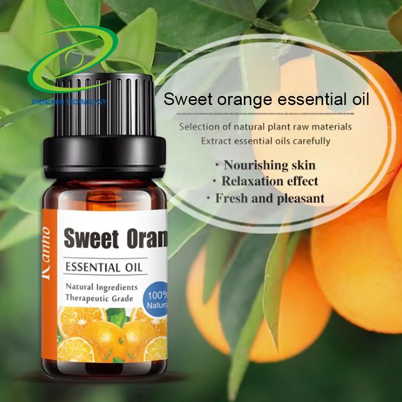 Oem Custom Private Label Bulk 10ml Sweet Orange Organic Massage Essential Oil