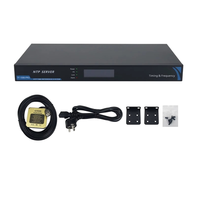 GGDX TF-1006-PRO NTP Server GPS Beidou Synchronous Clock Network Time Protocol IRIG-B Serial Message AC Power Supply