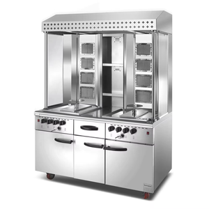 Commerciale Gas Shawarma Grill per ristoranti verticale Kebab rosticceria 304 acciaio inossidabile - Product Image 2