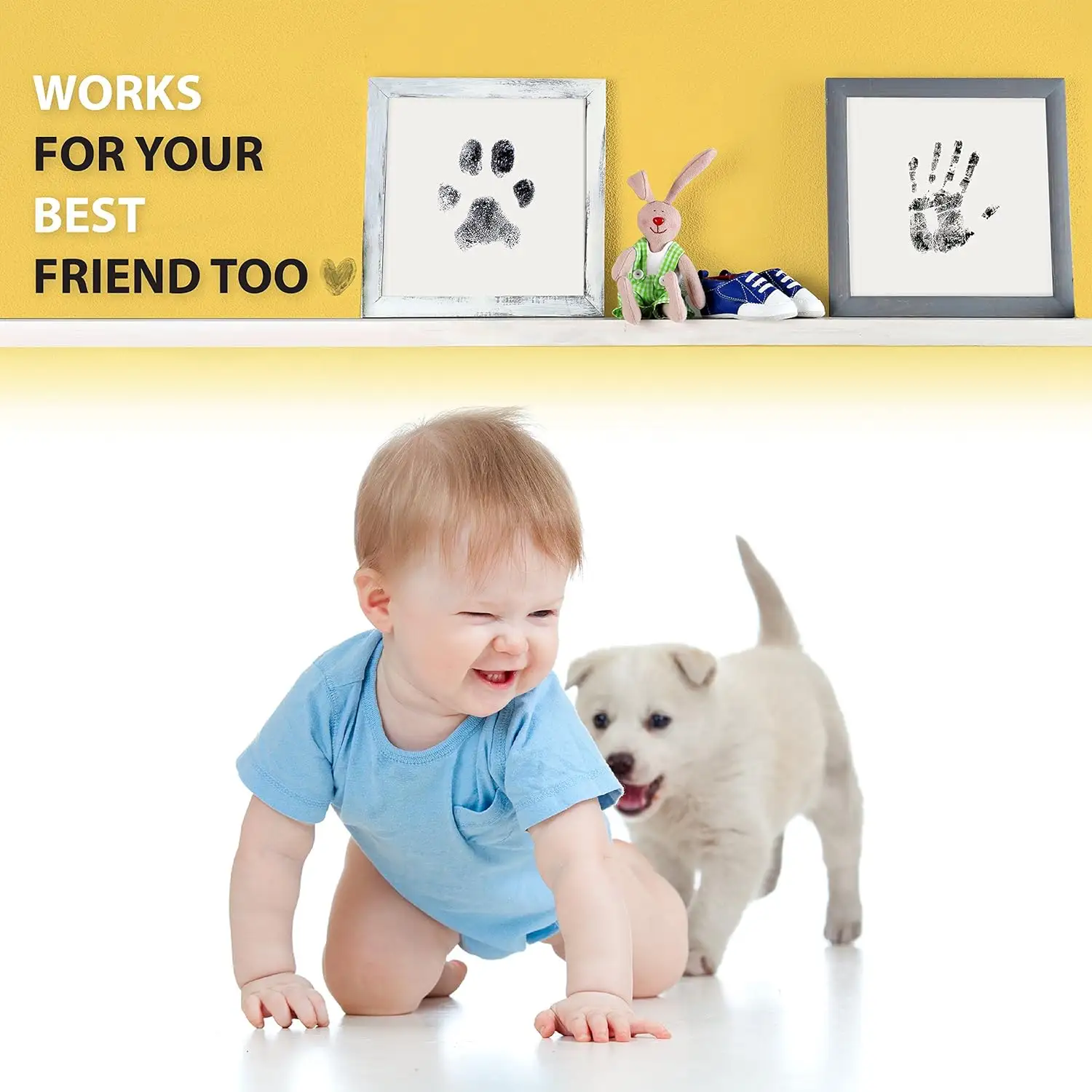 Prodotti per animali domestici di lusso nuovo unico Pet Dog Dog Cat Paw Pad bambino appena nato pulito riciclabile stampa a mano senza inchiostro e impronta di inchiostro