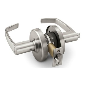 กุญแจล็อคประตูคุณภาพสูงมาตรฐาน Ansi เกรด 2 แบบไม่ใช้กุญแจ  ระยะห่างแกนล็อค 60 มม. พร้อมก้านโยกแบบ Privacy  ล็อคทรงกระบอก  วัสดุเหล็ก ทองเหลือง สำหรับประตูไม้ - Product Image 5