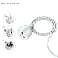 Multiprise LDNIO SC1017 10A 2500W avec câbles d'alimentation AC de 5 m, rallonge électrique universelle