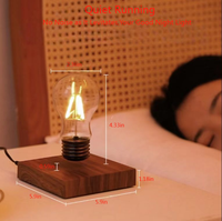 Ampoule LED en lévitation artistique moderne, lampe en verre flottant, contrôle tactile pour la maison, le salon, les lumières de la maison intelligente