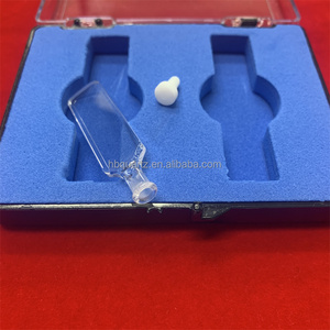 Cuvette de Quartzo 0,35ml Comprimento de Caminho de 1mm Célula de Vidro Óptico de Quartzo com Tampa de PTFE - Product Image 5