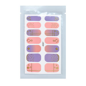 Autocollants <span class=keywords><strong>pour</strong></span> ongles pelables en gros Décalcomanies complètes Faux ongles Patches Film fini Autocollants <span class=keywords><strong>pour</strong></span> ongles Love - Product Image 1