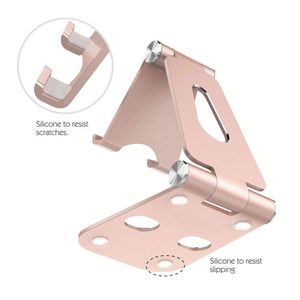 Hot Selling 360 Degree <b>Rotatable</b> Mobile Phone Holder Adjustable Aluminum Phone Stand Tablet Stand for Phones - Product Image 2