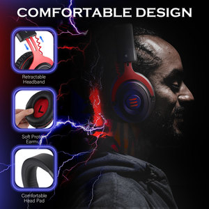 EKSA Auriculares Estéreo de Alto Rendimiento para Juegos, Auriculares LED E900 <span class=keywords><strong>con</strong></span> Micrófono para <span class=keywords><strong>PS4</strong></span>/PC - Product Image 3