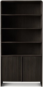 Armadietto di vetro in legno massello americano, vetrina, libreria, credenza - Product Image 4