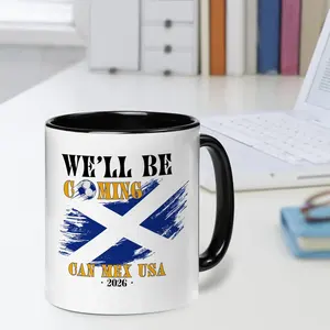 Taza de Café de Cerámica Personalizada <span class=keywords><strong>con</strong></span> Foto, Recuerdo para Fanáticos del Fútbol, Regalo Promocional Económico al por Mayor, 11 oz, para Oficina y Negocios - Product Image 5