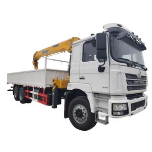 Camion grue à flèche télescopique Shacman Delong 6X4 à transmission intégrale avec capacité de levage de 12 tonnes - Product Image 1