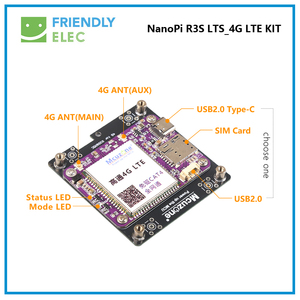 Placa de Expansión NanoPi R3S LTS 4G, Rockchip RK3566, Qualcomm NL668 EU, NL668 AM, NL668 EAU, 4G LTE - Product Image 2