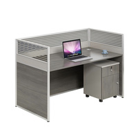 Poste de travail de bureau moderne avec cloison, bureaux informatiques de luxe, ensemble de mobilier de direction et d'employé avec cloison de séparation, vente en gros