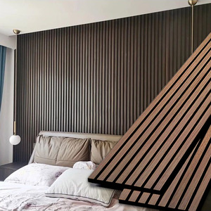 Panneaux muraux acoustiques en bois avec <span class=keywords><strong>isolation</strong></span> acoustique ignifuges et écologiques pour salles <span class=keywords><strong>de</strong></span> <span class=keywords><strong>bain</strong></span> - Product Image 3
