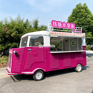 Mobile Kitchen Cart Mobile Coffee Cart Food Van <b>Hot</b> <b>Dog</b> Stand Fast Food Caravan Ice Cream Cart Food Trailer Mobile Bar - Product Image 3