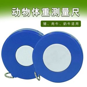 Ruban à mesurer pour bétail, 250 cm, échelle transparente double face pour la mesure du corps des vaches et des porcs - Product Image 5
