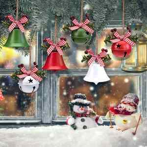 Adornos Colgantes para Árbol de Navidad, Campanas Metálicas para Decoración Navideña, Manualidades, Recuerdos para Fiestas, Promoción - Product Image 3