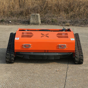 เครื่องตัดหญ้าแบบรีโมทคอนโทรลขนาด 800 มม. 1000 มม. พร้อมเครื่องยนต์เบนซิน 4 จังหวะ สายพานยาง และผานไถหิมะ - Product Image 6