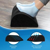Premium moderne mousse à mémoire orthopédique ergonomique repose-pieds coussin oreiller Support pour repose-pieds bureau genou jambe dos lombaire