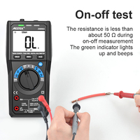 Multimeter Digital MESTEK AC/DC, Tester Transistor, Meter Uji Listrik Profesional, Multimeter Analog Rentang Otomatis